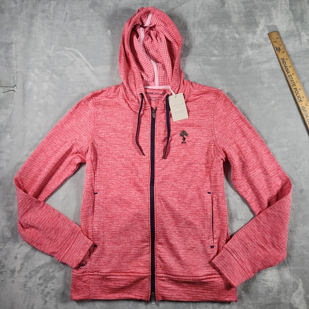 Peter Millar Jacket Womens S Pink‎ Performance Active Golf Stretch Track NWT